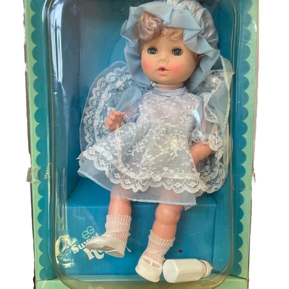 Vintage EG Goldberger Sweet Kandi Doll 14” Drink Wet #1510 Hong Kong NOS Toy - Picture 1 of 11